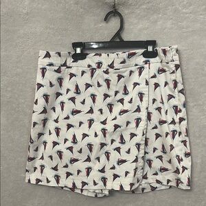 Talbots Sailboat Patterned Skort